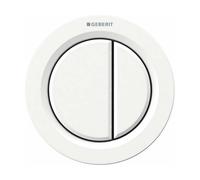 Geberit Typ 01 bouton de chasse d'eau pour WC blanc 116.050.11.1