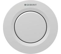 Geberit Typ 01 bouton de chasse d'eau pour WC chrome mat 116.040.JQ.1