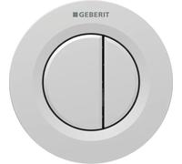 Geberit Typ 01 bouton de chasse d'eau pour WC chrome mat 116.042.JQ.1