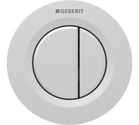 Geberit Typ 01 bouton de chasse d'eau pour WC chrome mat 116.043.JQ.1