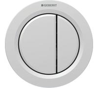 Geberit Typ 01 bouton de chasse d'eau pour WC chrome mat 116.050.JQ.1