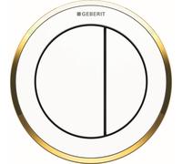 Geberit Typ 10 bouton de chasse d'eau pour WC blanc 116.057.KK.1