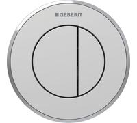 Geberit Typ 10 bouton de chasse d'eau pour WC chrome mat 116.055.JQ.1