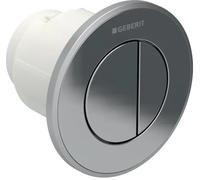 Geberit Typ 10 bouton de chasse d'eau pour WC chrome mat 116.056.JQ.1