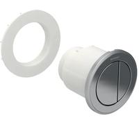 Geberit Typ 10 bouton de chasse d'eau pour WC chrome mat 116.057.JQ.1