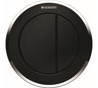 Geberit Typ 10 bouton de chasse d'eau pour WC noir 116.055.KM.1