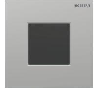 Geberit type 01 plaque de commande pour urinoir - pile - carré - chrome mat/easy-to-clean 116.094.JQ.1