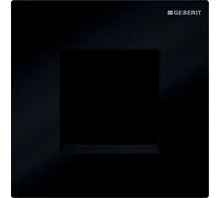 Geberit type 20 plaque de commande pour urinoir - pile - carré - noir 116.037.KM.1