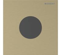 Geberit type 40 plaque de commande pour urinoir - 230V - ronde - laiton brossé, easy-to-clean 116.024.QF.1