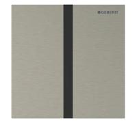 Geberit type 40 plaque de recouvrement pour commande d'urinoir IR, angulaire, 246121ID1, Couleur: nickel brossé - CM