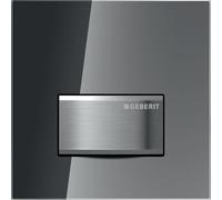 Geberit type 50 plaque de commande pour urinoir - pneumatique - boutons rectangulaires - verre fumé miroir 116.016.SD.5