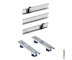 Geberit Universal Jeu de pieds et de traverses pour receveurs de douche en acrylique sanitaire, 550950001,