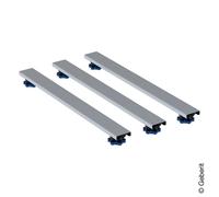 Geberit Universal Jeu de pieds et de traverses pour receveurs de douche en résine de pierre, 554955001,