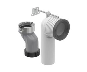Geberit Universal Set de coudes de raccordement, pour cuvette à poser, 152063001,