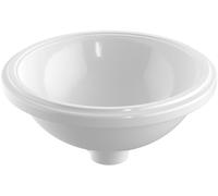 Geberit Vasque sousplan VariForm 500747002 Ø39cm rond blanc KeraTect sans trou robinet sans trop-plein