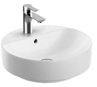 Geberit Variform lavabo 45x45 cm ronde à poser blanc mat 500.769.00.2