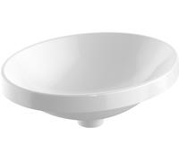 Geberit Variform lavabo 50x40 cm ovale encastrée blanc brillant 500.711.01.2