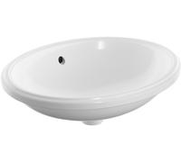 Geberit Variform lavabo 50x40 cm ovale sous plan blanc brillant 500.752.01.2
