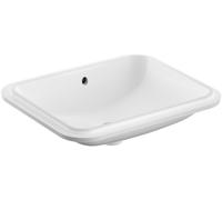 Geberit Variform lavabo 50x40 cm rectangulaire sous plan blanc 500.765.01.2