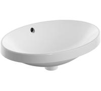 Geberit Variform lavabo 50x45 cm ovale encastrée blanc brillant 500.716.01.2