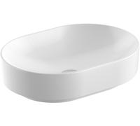 Geberit Vasque à poser VariForm 500774002 55×40 cm elliptique blanc KeraTect sans trou trop-plein