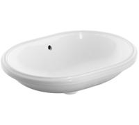 Geberit Variform lavabo 55x40 cm ovale sous plan blanc brillant 500.757.01.2