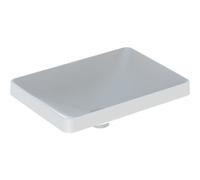 Geberit VariForm lavabo à poser rectangulaire sans trou de robinetterie sans trop-plein 55x40x17.8cm blanc 500738012 500.738.01.2