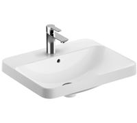Geberit Variform lavabo 55x45 cm rectangulaire encastrée blanc 500.741.01.2