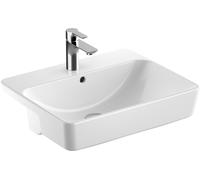 Geberit Variform lavabo 55x45 cm rectangulaire encastrée blanc brillant 500.681.01.1