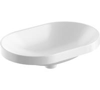 Geberit Variform lavabo 60x40 cm ovale encastrée blanc 500.730.01.2