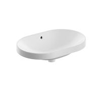 Geberit Variform lavabo 60x40 cm ovale encastrée blanc brillant 500.728.01.2