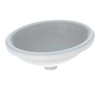 Geberit VariForm - Lavabo 480x420mm sans trou de robinet sans trop-plein blanc sans revêtement