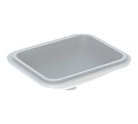 Geberit VariForm lavabo encastré rectangulaire, 450 x 350 mm, sans trou de ro...