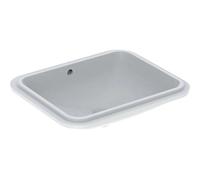 Geberit Lavabo VariForm 500765002 sous-plan 58x49 cm rectangulaire blanc KeraTect sans trou