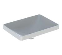 Geberit VariForm lavabo à poser rectangulaire sans trou de robinetterie sans trop-plein 55x40x17.8cm blanc 500738012 500.738.01.2
