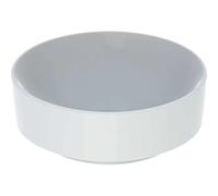 Geberit Vasque à poser VariForm 500768012 – Ø 40 cm, sans trou pour robinetterie, trop-plein, blanc