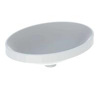 Geberit Lavabo à encastrer VariForm 500719002 55×40 cm ovale blanc KeraTect sans trou ni trop-plein