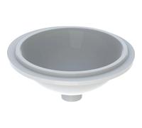 Geberit VariForm lavabo encastré rond sans trou de robinet sans trop-plein Ø39x18.1cm blanc 500746012 500.746.01.2