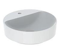 Geberit Vasque à poser VariForm 500770012 Ø45 cm — banc percé, sans trop-plein, ronde blanche