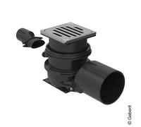 Geberit Varino Évacuation de salle de bains, set complet, pour une installation standard DN 50, 388021001,