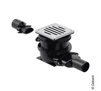 Geberit Varino Évacuation de salle de bains, set complet, pour une installation standard DN 50, 388023001,