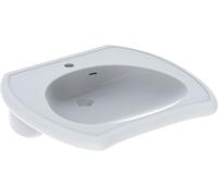 Geberit Vitalis lavabo 65x60 cm classique pour les handicapés blanc brillant 121766000