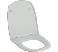 Geberit Vitelle WC siège 573620068 pergamon, avec couvercle, charnières en acier inoxydable