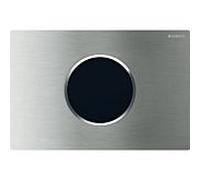 Geberit WC control 115906SN6 Fonctionnement sur secteur, double touche, vissable, inox brossé