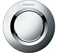 Geberit WC control Typ 01 116040211 pneumatique, plastique, 2000 , bouton de rinçage, chromé brillant