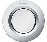 Geberit WC control Typ 01 116040461 pneumatique, plastique, 2000 , bouton de rinçage, chromé mat
