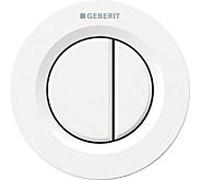 Geberit WC control Typ 01 116042111 pneumatique, double chasse, plastique, blanc -alpin