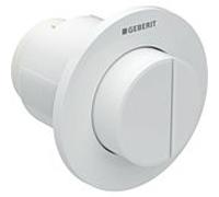 Geberit Bouton de chasse d'eau pour WC Typ 01 116.044.11.1 Blanc