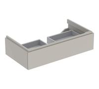 Geberit Xeno 2 armoire sous lavabo, 880x220x462mm, 1 tiroir, 500.508.00.1, Couleur: Laqué gris mat