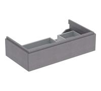 Geberit Xeno² - Meuble sous vasque avec 1 casier ouvert 880x220x462mm structure gris/structure gris